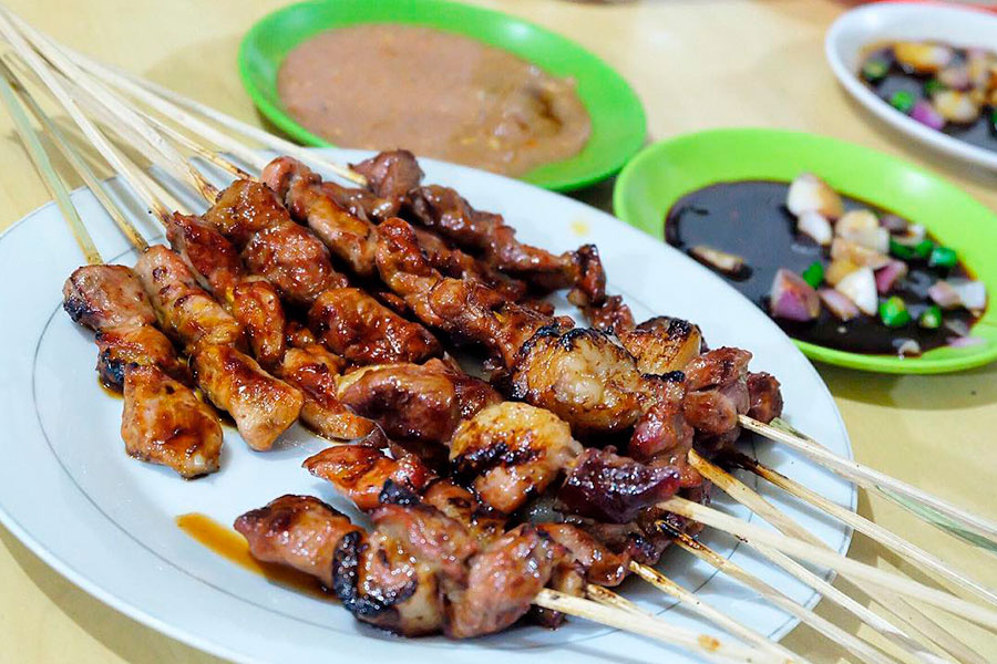 kuliner malam bandung Sate Hadori