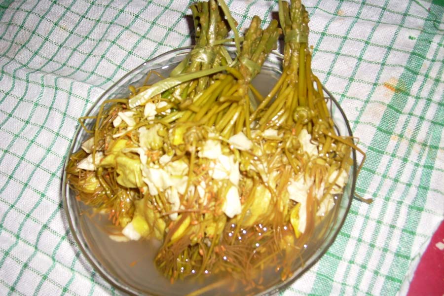 Sayuri Kabang Tigarun Makanan khas Banjarmasin