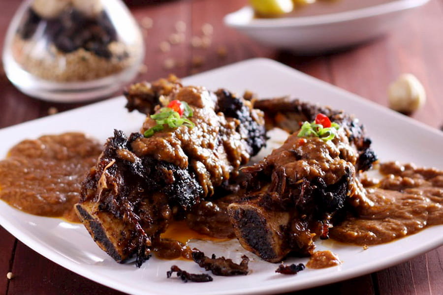 konro bakar bumbu kacang