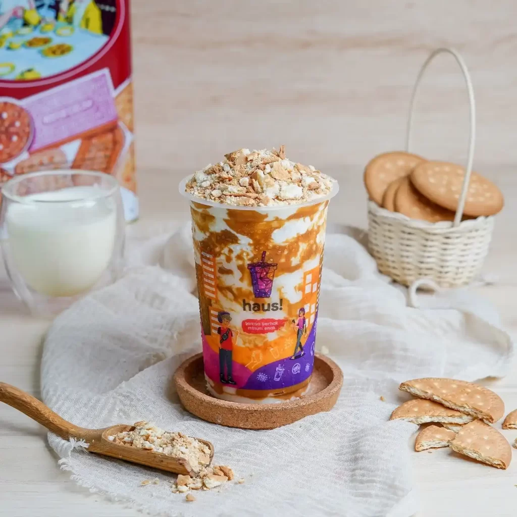 Milky Marie Crumble, menu baru kolaborasi Haus x Khong Guan (Sumber: Instagram)