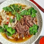 Vietnam Beef Pho (Sumber: @sanjcooks on Instagram)