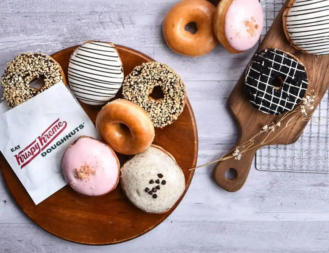 Aneka Donat di Krispy Kreme (Sumber_ Instagram)