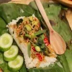 Nasi Bakar Teri (sumber: Instagram)