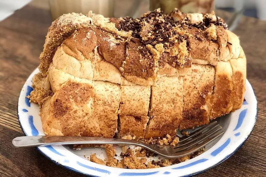 Roti Nogat yang Cocok untuk Sarapan (sumber: Instagram)