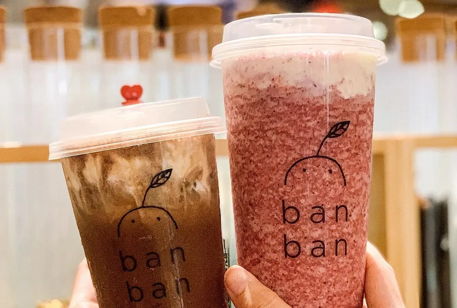 Aneka Pilihan Minuman di Ban Ban Tea yang Menggiurkan (Sumber: Instagram)