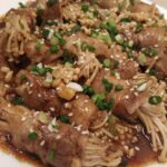 olahan jamur enoki pedas